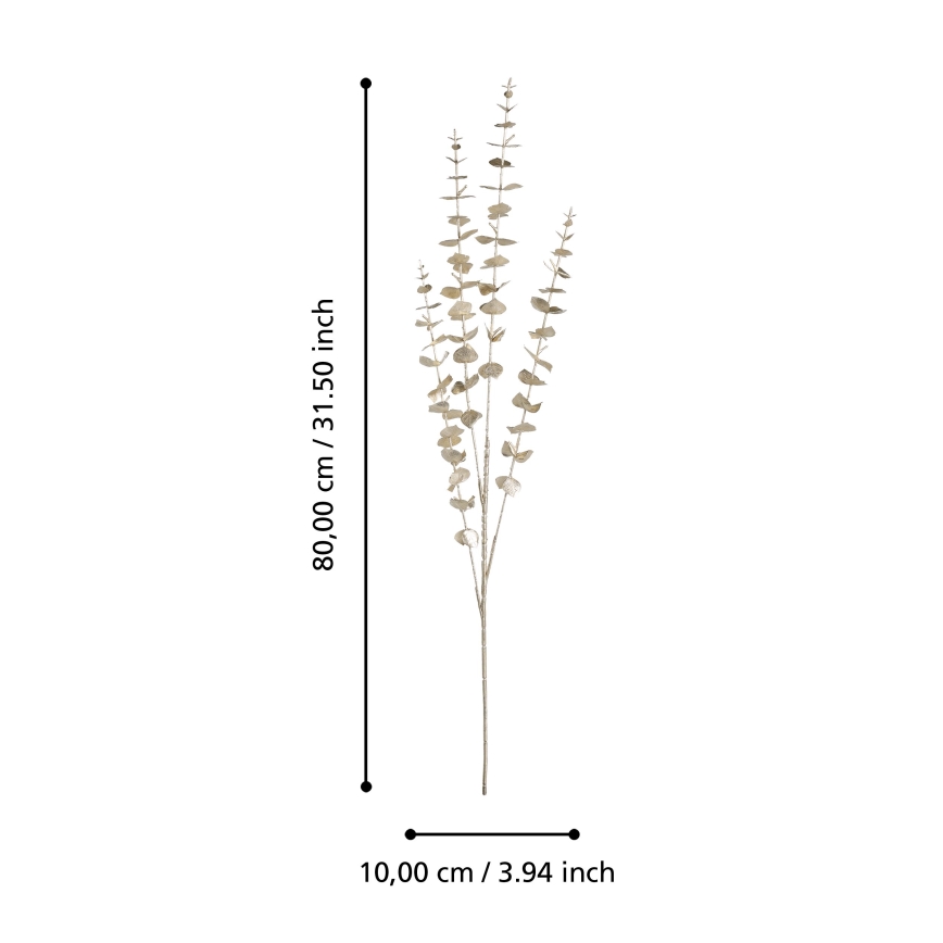 Eglo - Umelý kvet 80 cm zlatá