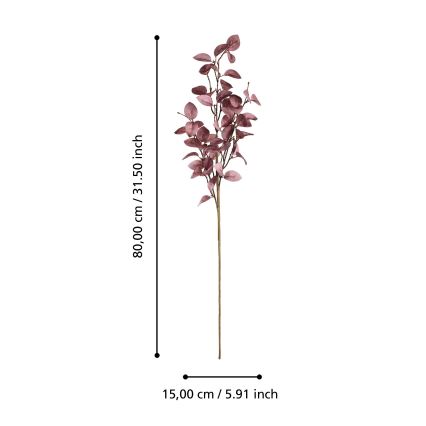 Eglo - Umelý kvet 80 cm ružová