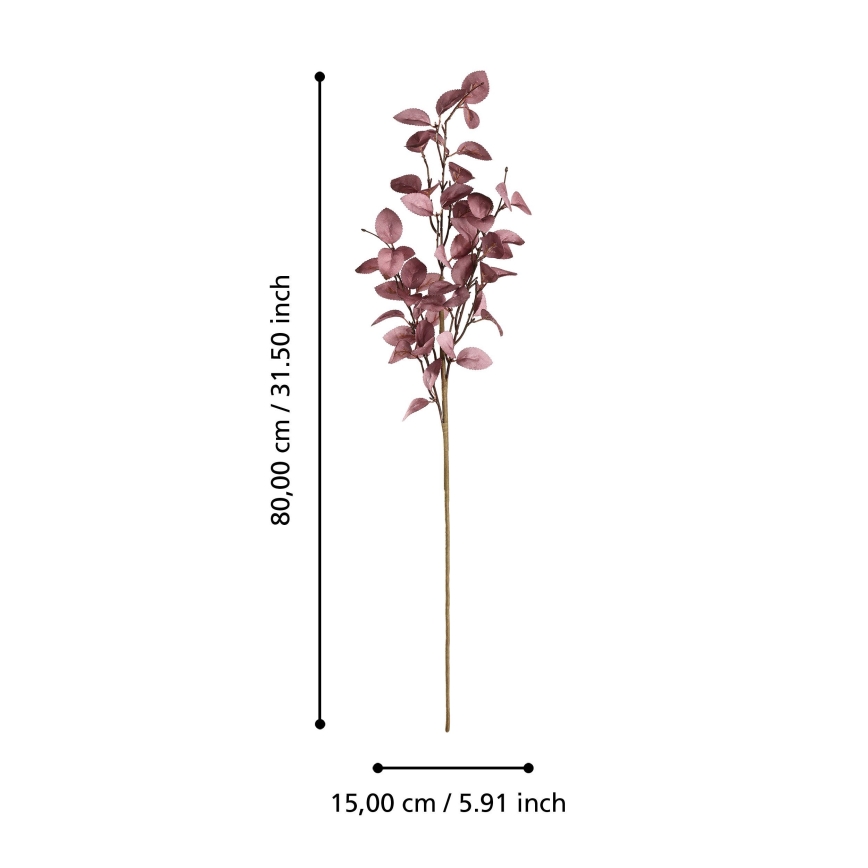 Eglo - Umelý kvet 80 cm ružová