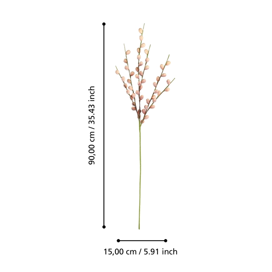 Eglo - Umelý kvet 90 cm ružová