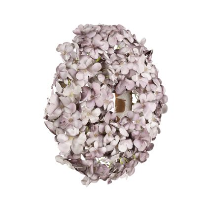 Eglo - Umelý kvetinový veniec pr. 35 cm fialová