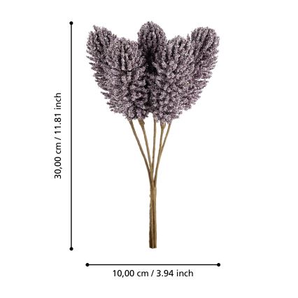 Eglo - Umelý kvet 30 cm fialová