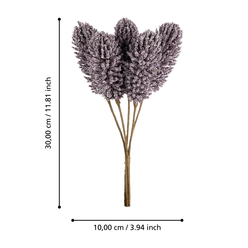 Eglo - Umelý kvet 30 cm fialová