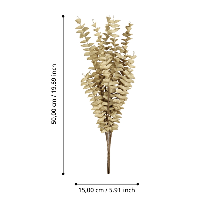 Eglo - Umelý kvet 50 cm béžová