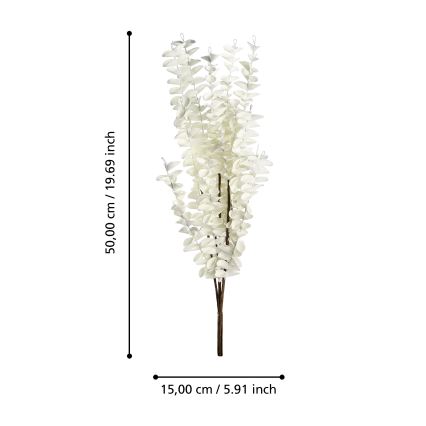 Eglo - Umelý kvet 50 cm biela