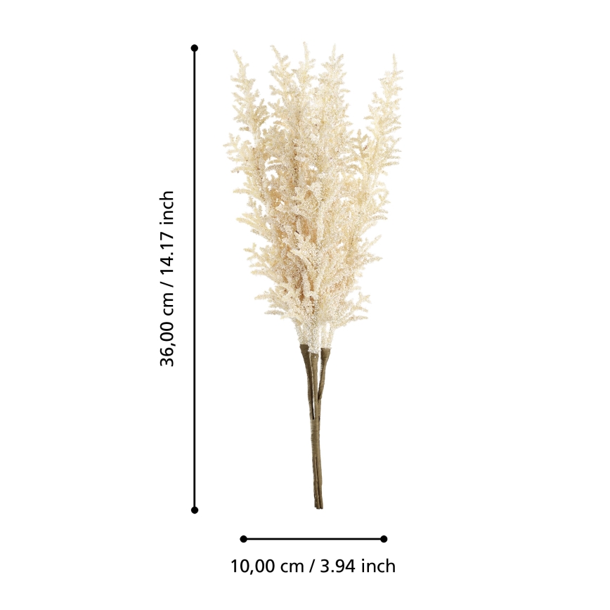 Eglo - Umelý kvet 36 cm žltá