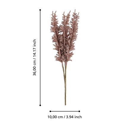 Eglo - Umelý kvet 36 cm červená