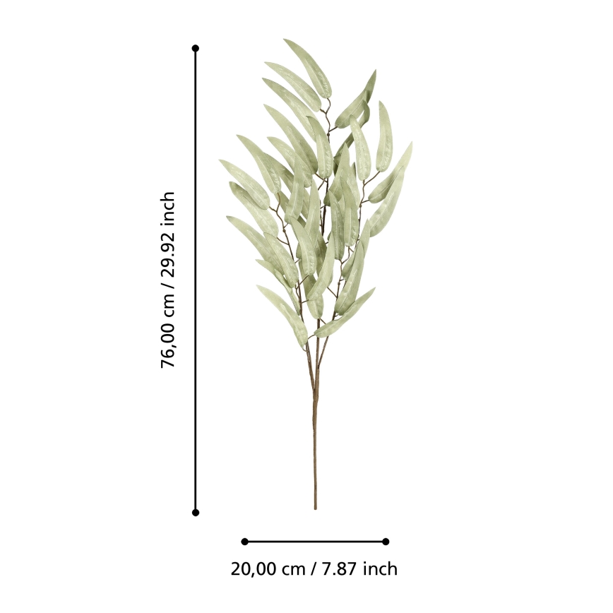 Eglo - Umelý kvet 76 cm zelená