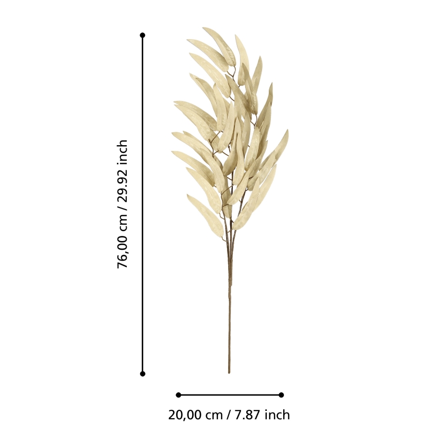 Eglo - Umelý kvet 76 cm béžová