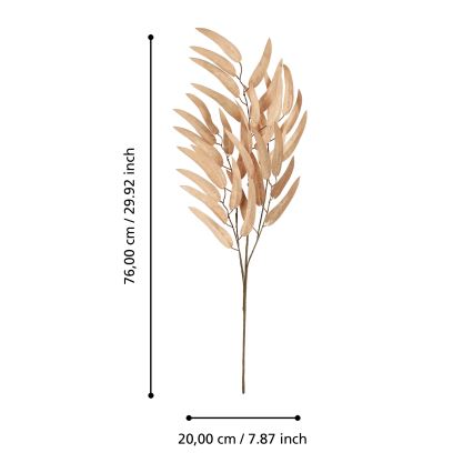 Eglo - Umelý kvet 76 cm oranžová