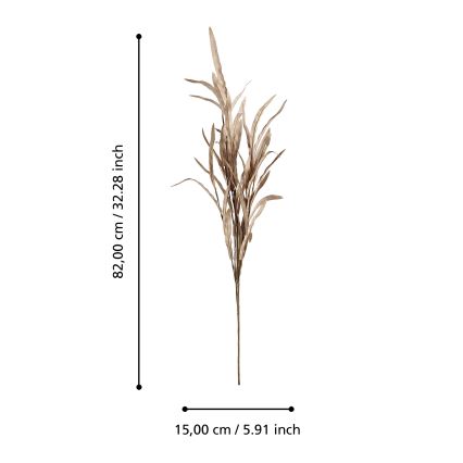 Eglo - Umelý kvet 82 cm hnedá