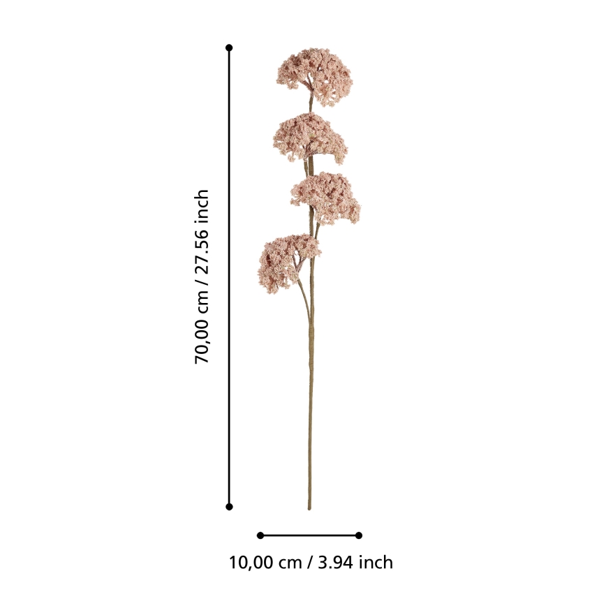 Eglo - Umelý kvet 70 cm ružová