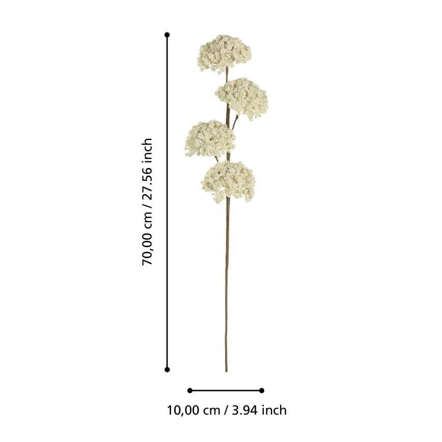 Eglo - Umelý kvet 70 cm žltá
