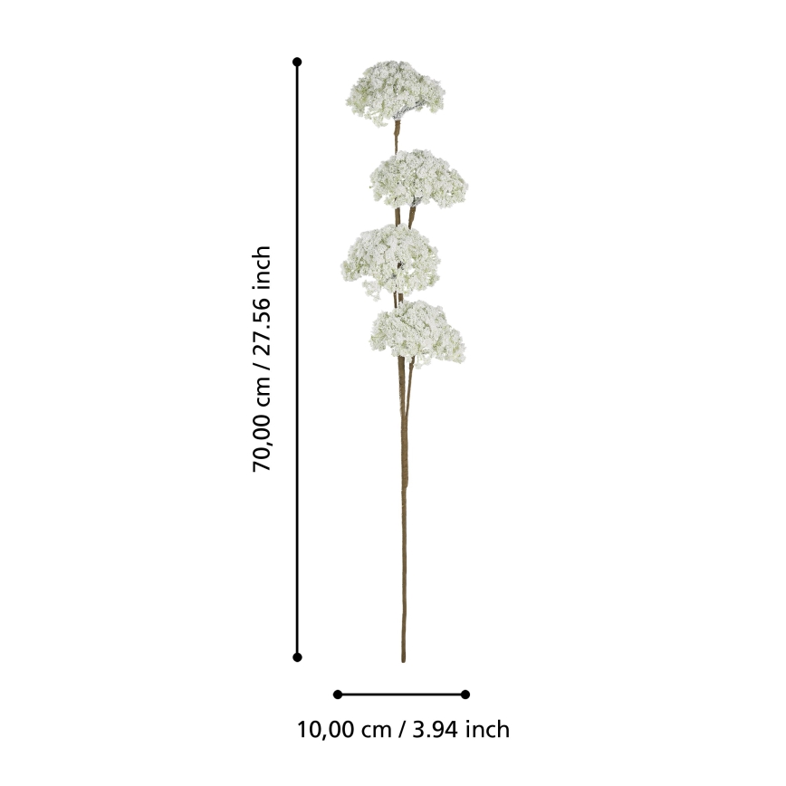 Eglo - Umelý kvet 70 cm biela