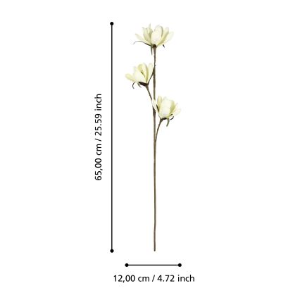 Eglo - Umelý kvet 65 cm žltá
