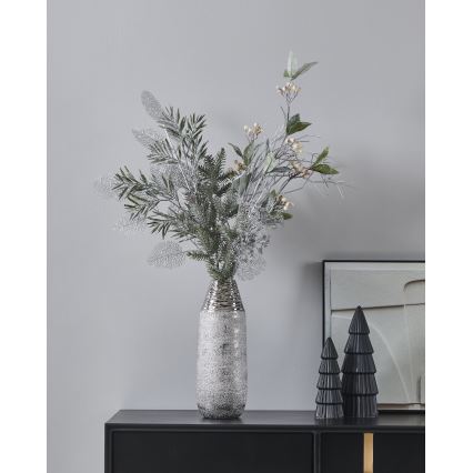 Eglo - Umelý kvet 53 cm strieborná