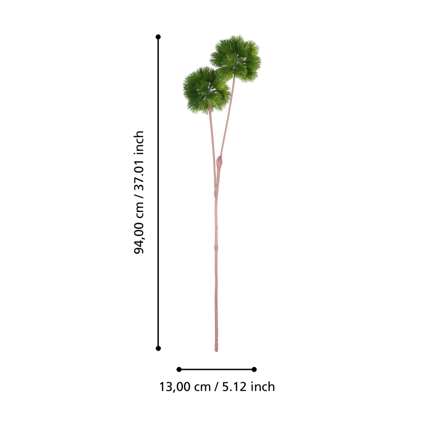 Eglo - Umelý kvet 94 cm zelená