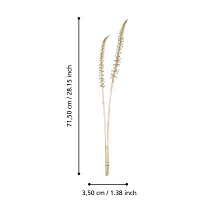 Eglo - Umelý kvet 71,5 cm zlatá