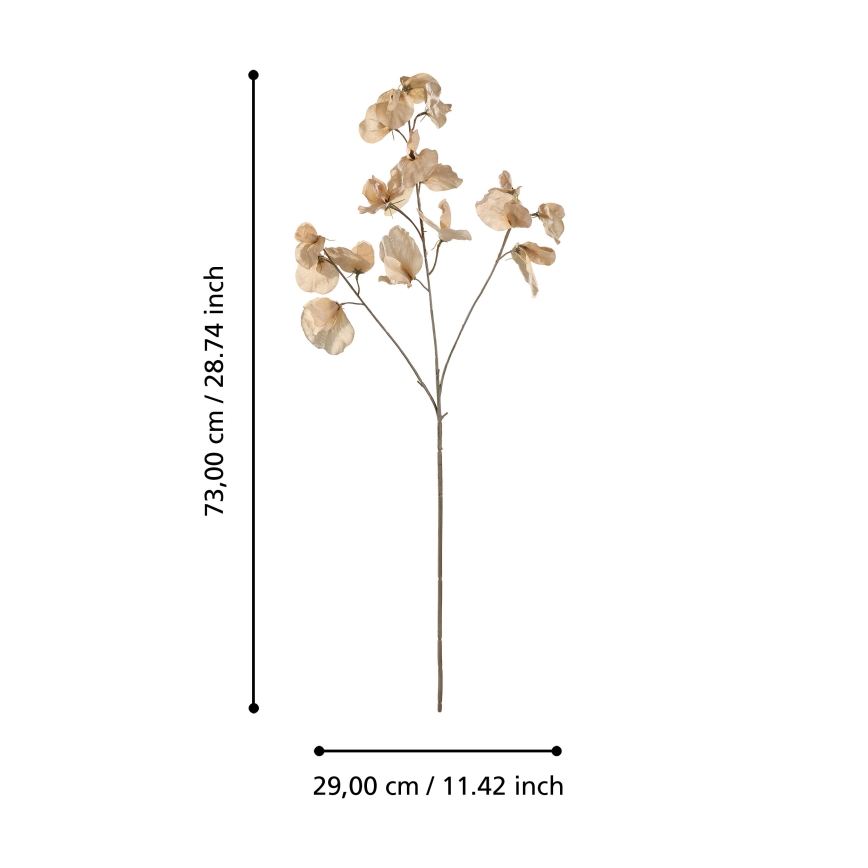 Eglo - Umelý kvet 73 cm béžová