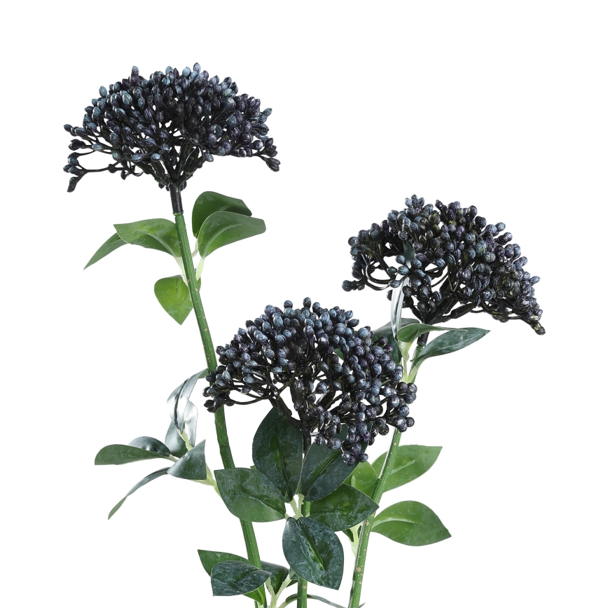 Eglo - Umelý kvet 56 cm modrá/zelená