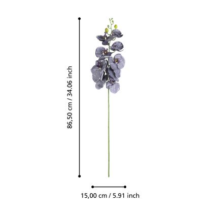 Eglo - Umelý kvet 86,5 cm fialová