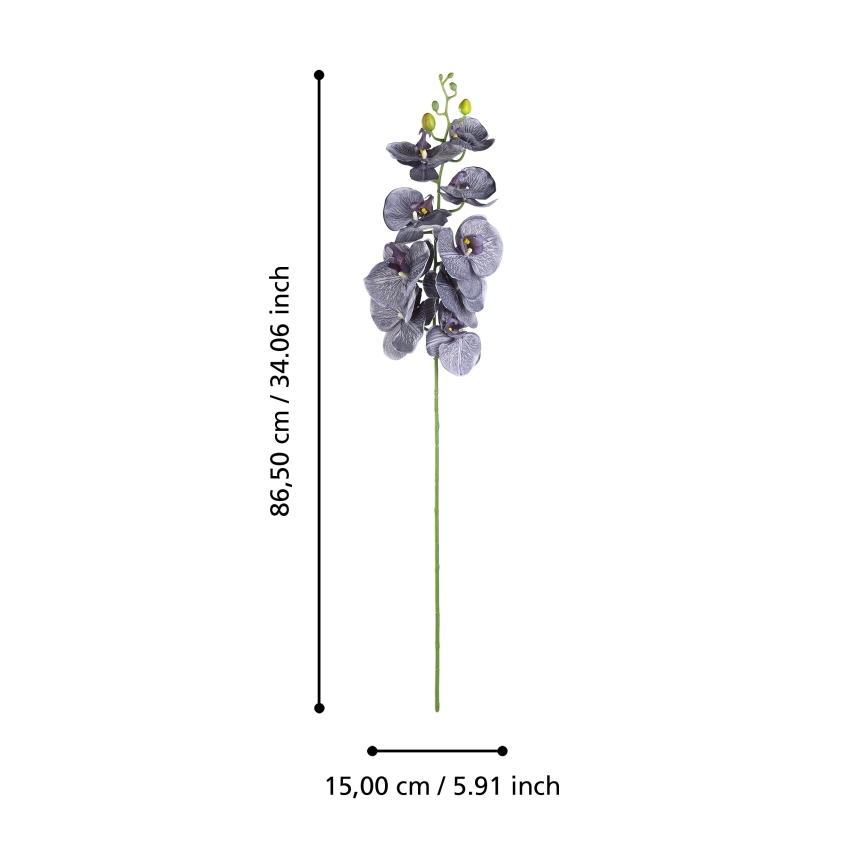 Eglo - Umelý kvet 86,5 cm fialová