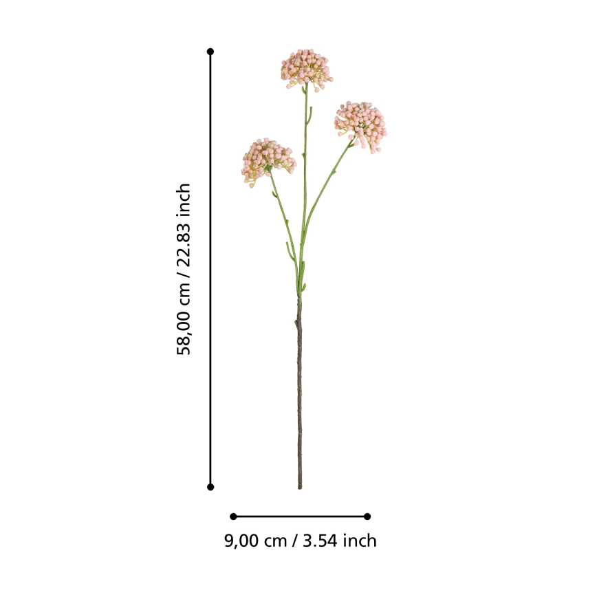 Eglo - Umelý kvet 58 cm ružová