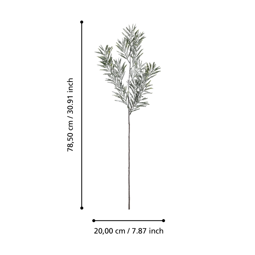 Eglo - Umelý kvet 78,5 cm zelená