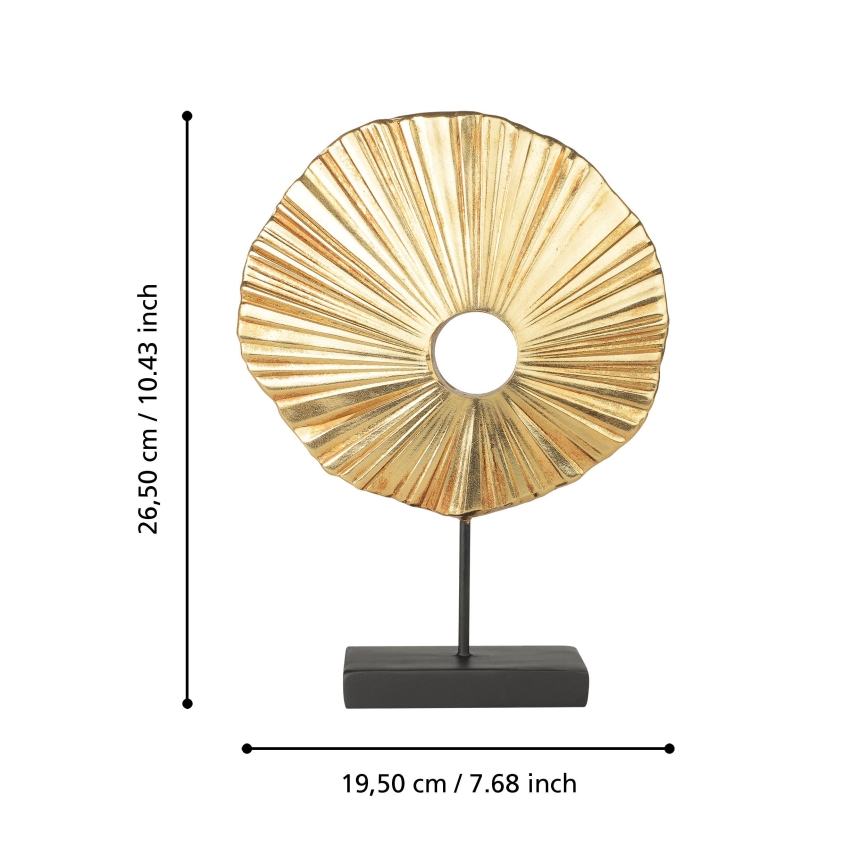 Eglo 429708 - Dekorácia URAKAWA 26,5x19,5 cm zlatá/čierna
