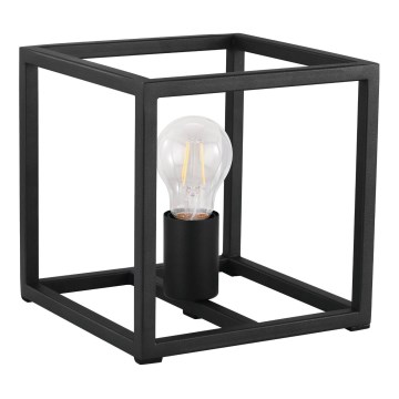 Eglo 43034 - Stolná lampa ELDRICK 1xE27/40W/230V čierna