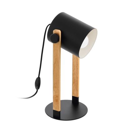 Eglo 43047 - Stolná lampa HORNWOOD 1xE27/28W/230V