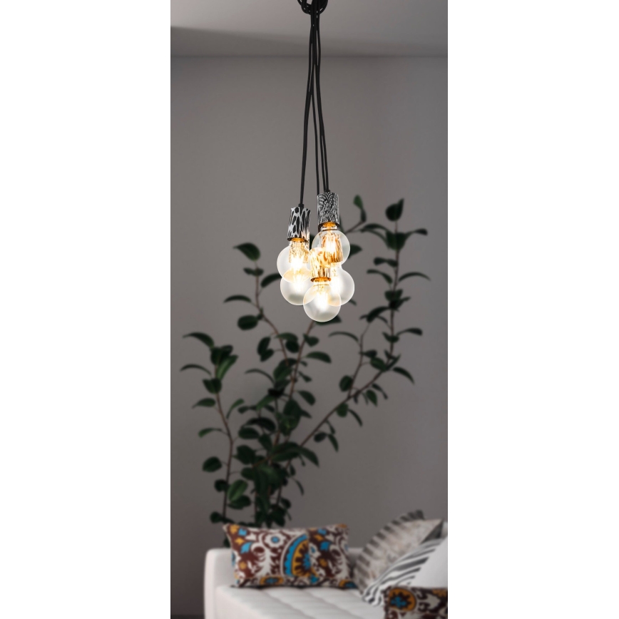 Eglo - Luster na lanku 5xE27/10W/230V