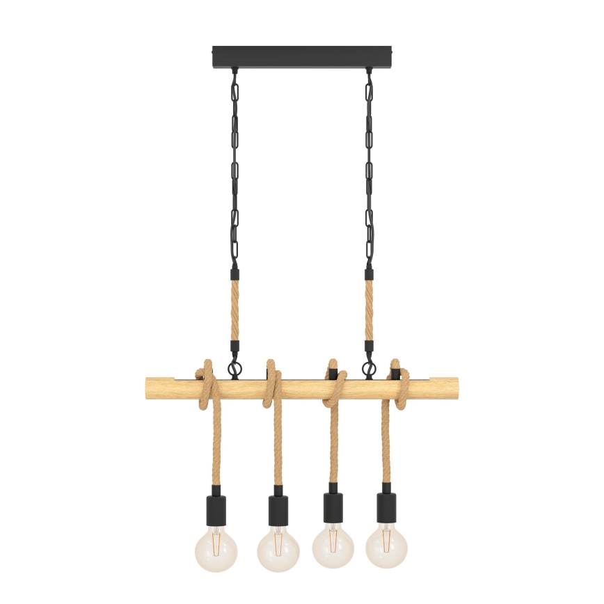 Eglo - Luster na reťazi 4xE27/40W/230V