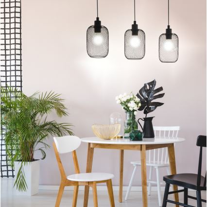 Eglo - Luster na lanku 3xE27/60W/230V