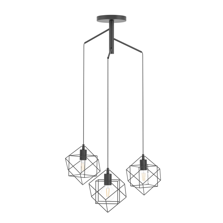 Eglo - Luster na lanku 3xE27/60W/230V