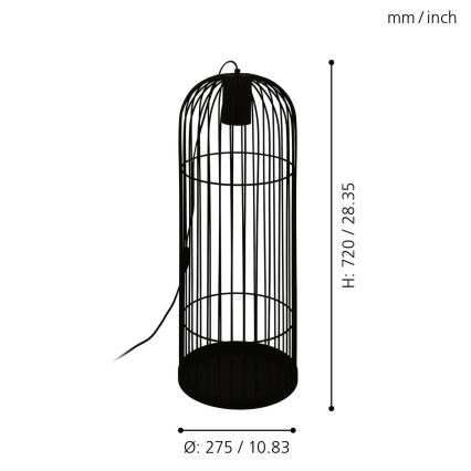 Eglo - LED Stojacia lampa 1xGU10/4,6W/230V