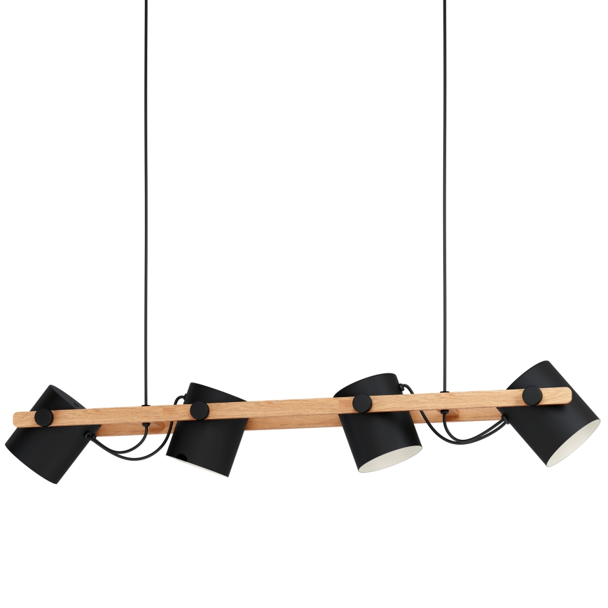 Eglo - Luster na lanku 4xE27/28W/230V