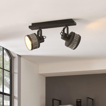 Eglo 43445 - Bodové svietidlo TURROCK 2xE27/28W/230V