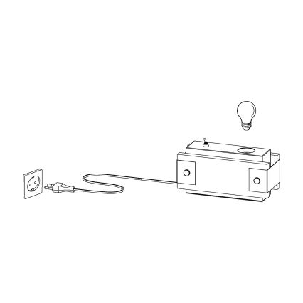 Eglo - Stolná lampa 1xE27/16W/230V