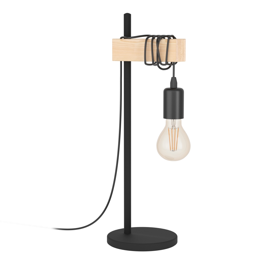 Eglo - Stolná lampa TOWNSHEND 1xE27/10W/230V - FSC certifikované