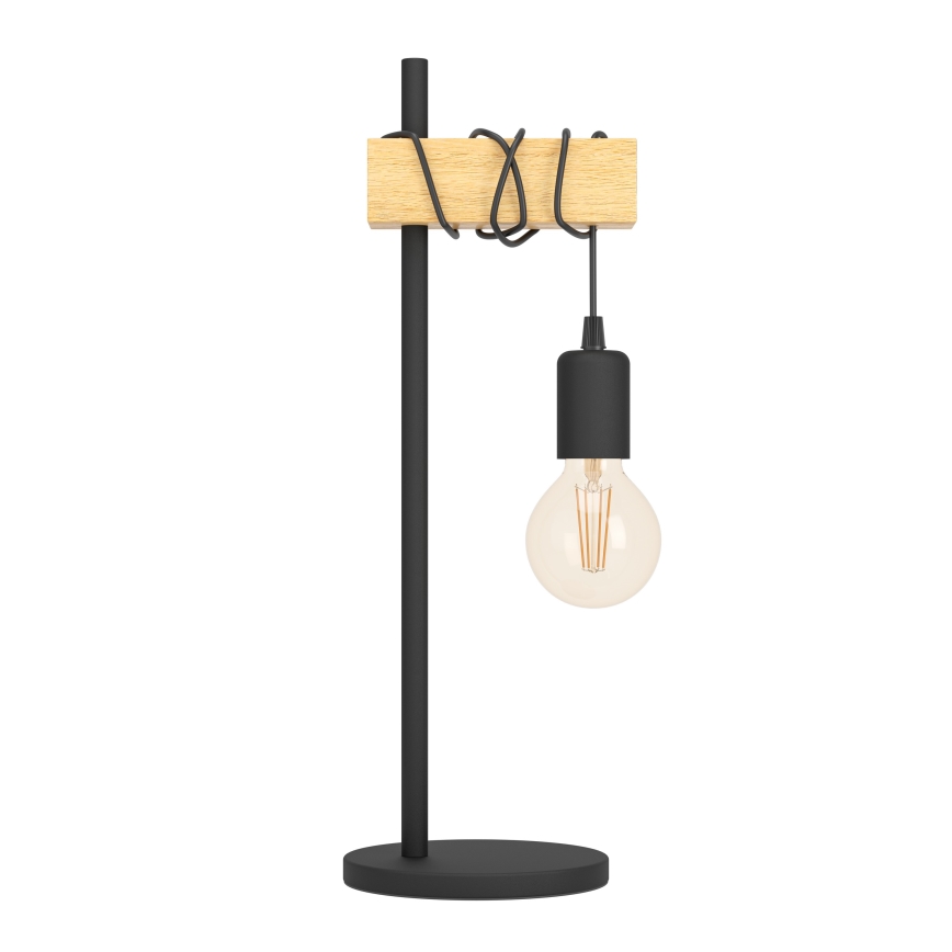 Eglo - Stolná lampa TOWNSHEND 1xE27/10W/230V - FSC certifikované