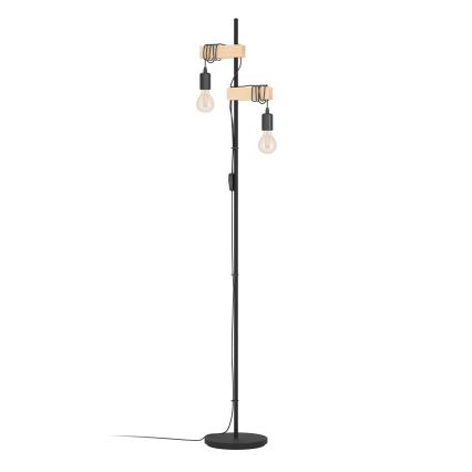 Eglo - Stojacia lampa TOWNSHEND 2xE27/10W/230V - FSC certifikované
