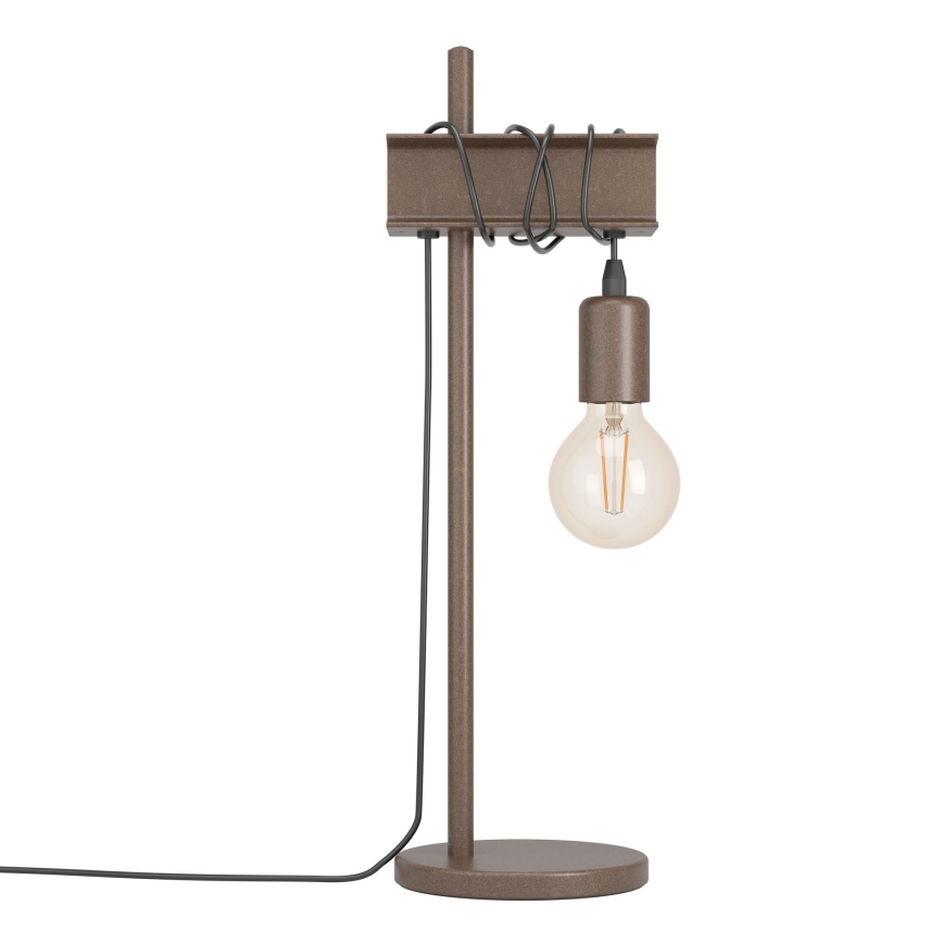 Eglo - Stolná lampa TOWNSHEND 1xE27/10W/230V