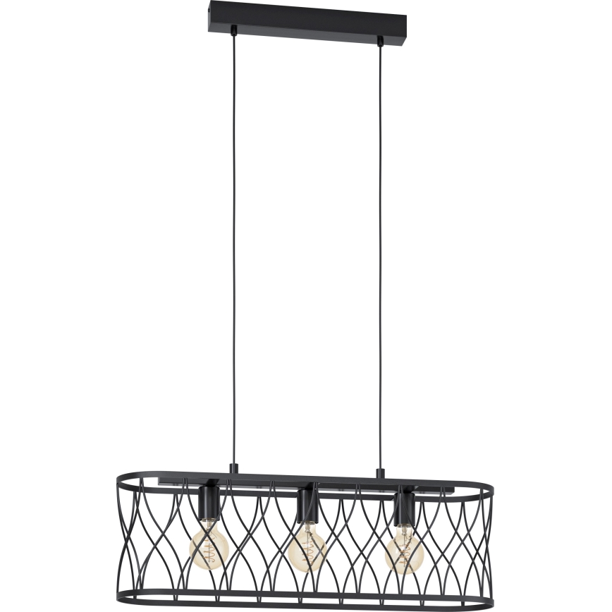 Eglo - Luster na lanku 3xE27/40W/230V