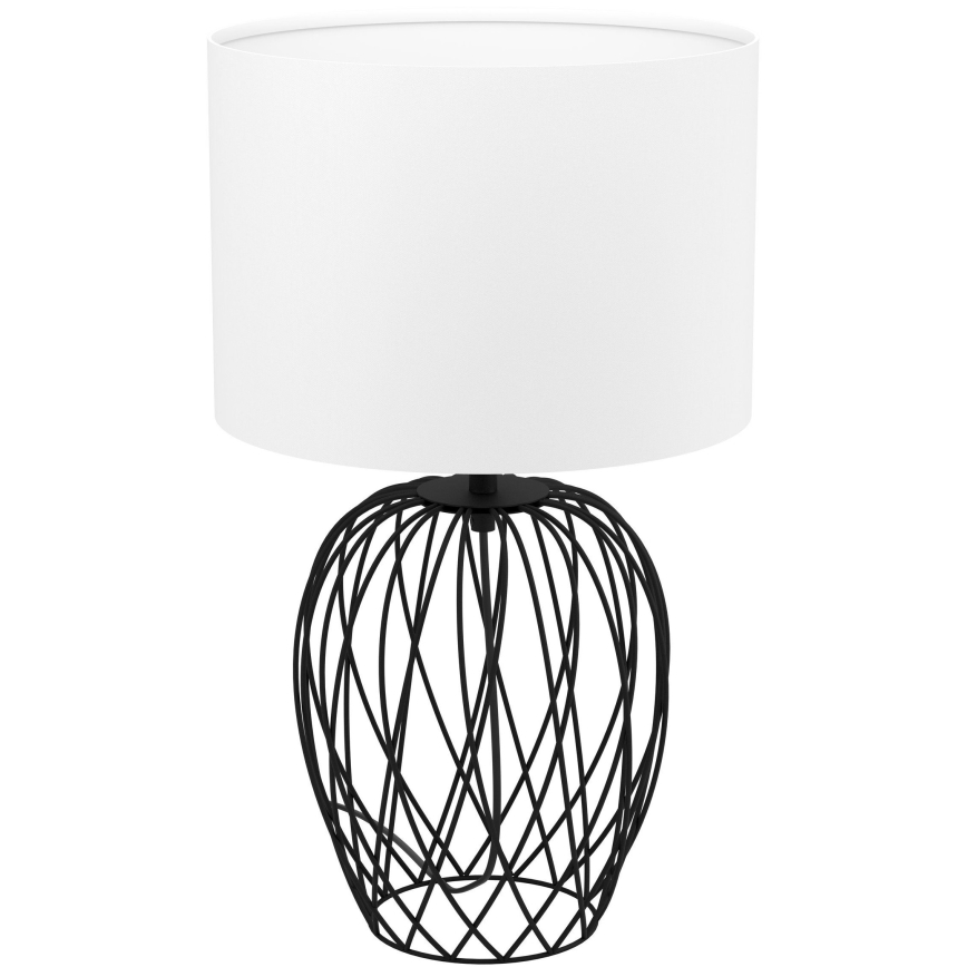 Eglo - Stolná lampa 1xE27/40W/230V biela