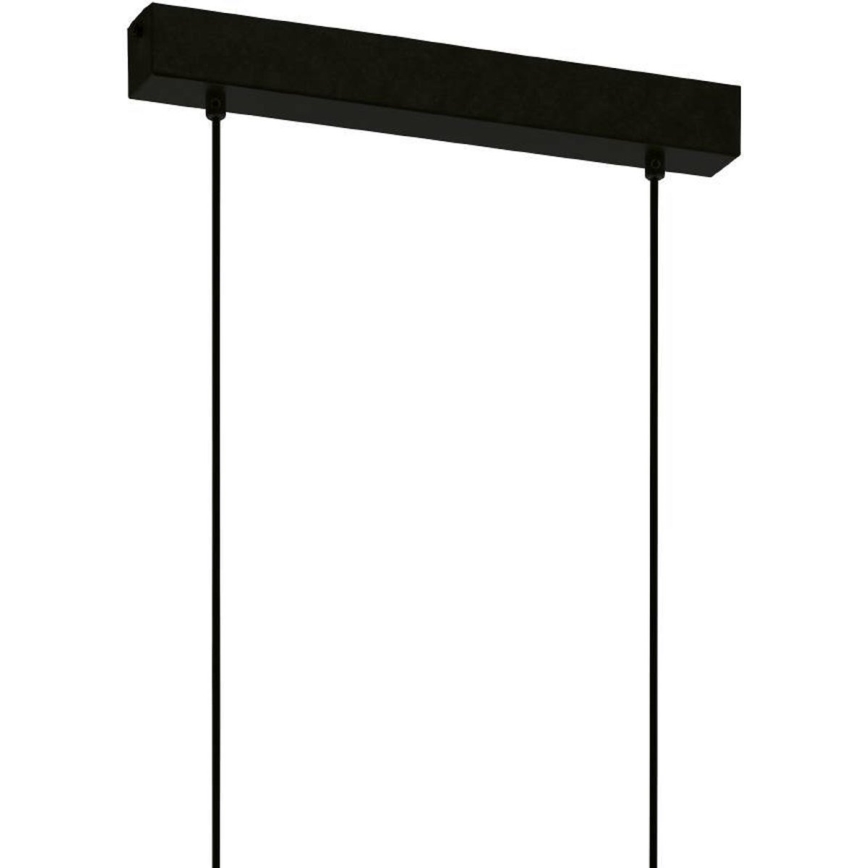 Eglo 43712 - Luster na lanku TOWNSHEND 6xE27/60W/230V čierna