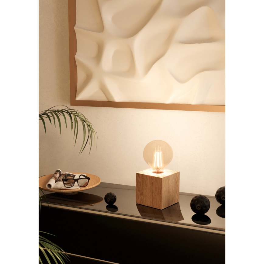 Eglo - Stolná lampa 1xE27/40W/230V béžová