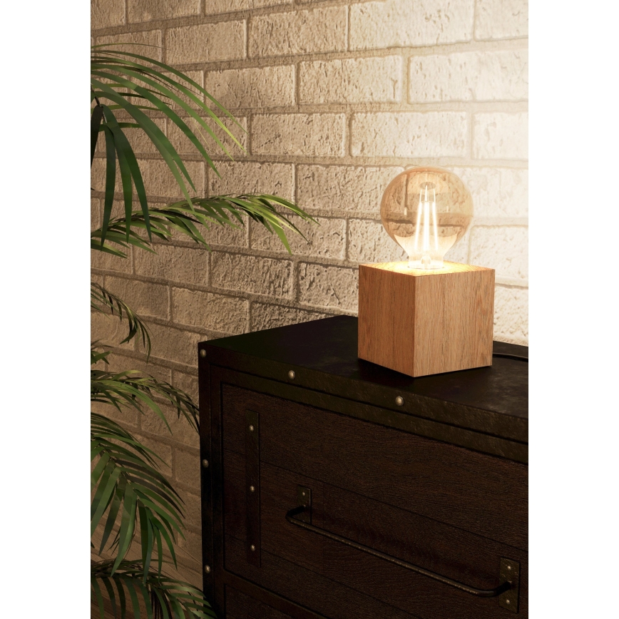 Eglo - Stolná lampa 1xE27/40W/230V béžová