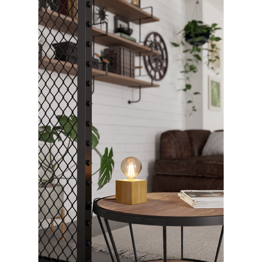 Eglo - Stolná lampa 1xE27/40W/230V béžová