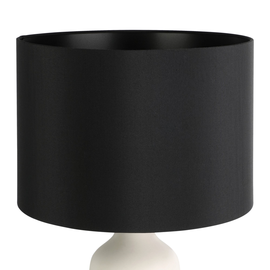 Eglo - Stolná lampa 1xE27/40W/230V čierna/biela
